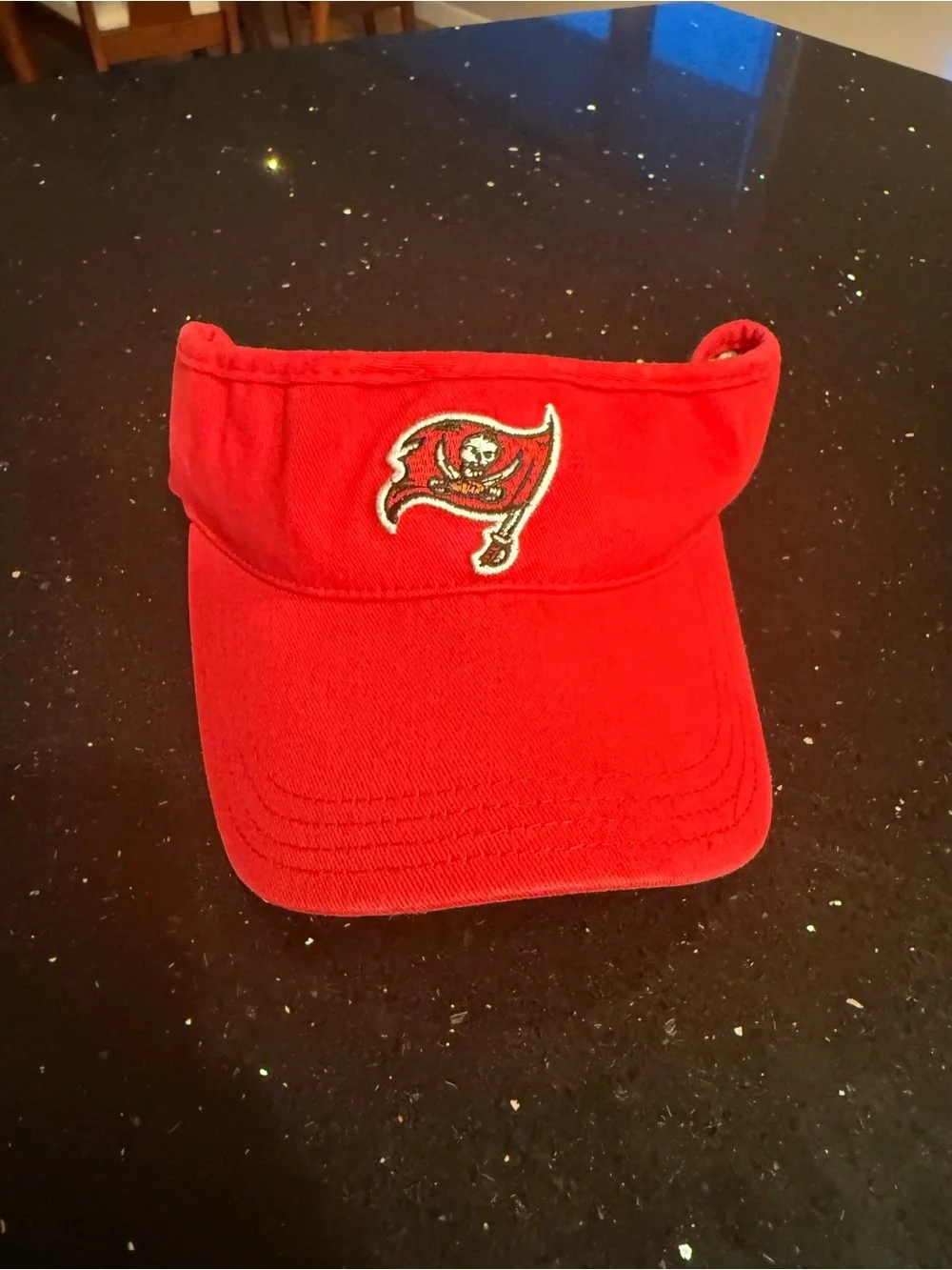 Tampa Bay Buccaneers Red Visor Hat